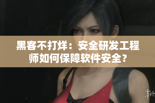 黑客不打烊：安全研发工程师如何保障软件安全？