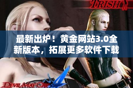 最新出炉！黄金网站3.0全新版本，拓展更多软件下载资源！