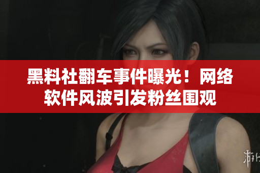 黑料社翻车事件曝光！网络软件风波引发粉丝围观