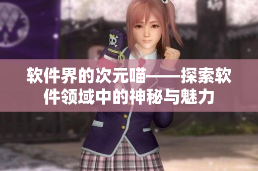 软件界的次元喵——探索软件领域中的神秘与魅力
