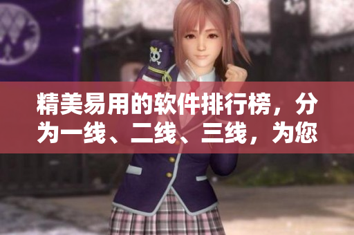 精美易用的软件排行榜，分为一线、二线、三线，为您推荐最实用的软件！