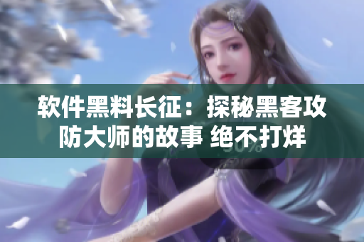 软件黑料长征：探秘黑客攻防大师的故事 绝不打烊