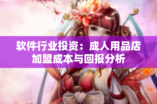 软件行业投资：成人用品店加盟成本与回报分析