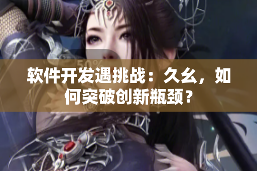 软件开发遇挑战：久幺，如何突破创新瓶颈？