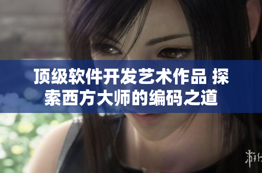 顶级软件开发艺术作品 探索西方大师的编码之道