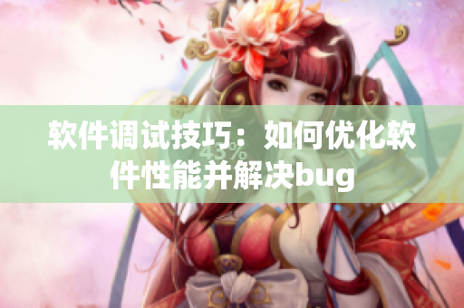 软件调试技巧：如何优化软件性能并解决bug