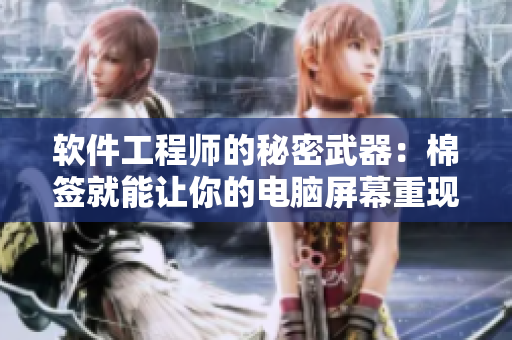 软件工程师的秘密武器：棉签就能让你的电脑屏幕重现如新