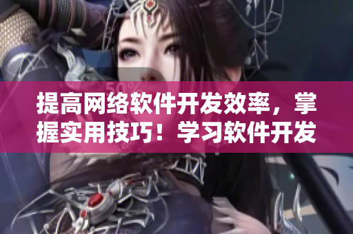 提高网络软件开发效率，掌握实用技巧！学习软件开发，加速项目推进！