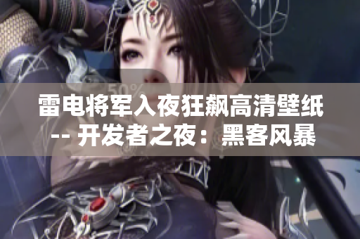 雷电将军入夜狂飙高清壁纸 -- 开发者之夜：黑客风暴高清桌面壁纸