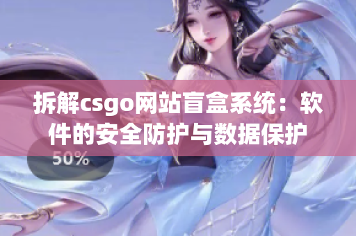 拆解csgo网站盲盒系统：软件的安全防护与数据保护