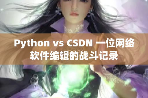 Python vs CSDN 一位网络软件编辑的战斗记录