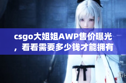csgo大姐姐AWP售价曝光，看看需要多少钱才能拥有