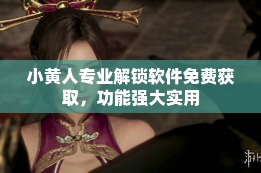 小黄人专业解锁软件免费获取，功能强大实用
