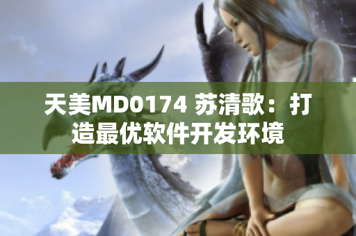 天美MD0174 苏清歌：打造最优软件开发环境