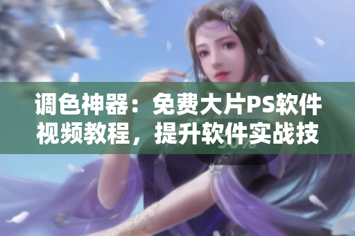 调色神器：免费大片PS软件视频教程，提升软件实战技能