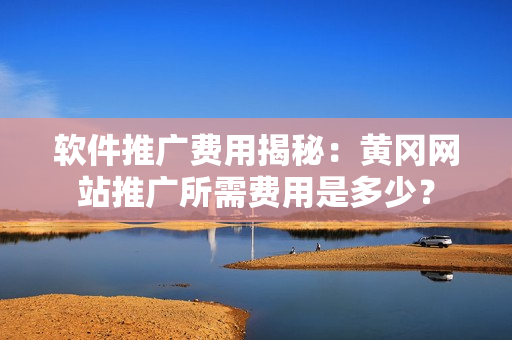 软件推广费用揭秘：黄冈网站推广所需费用是多少？