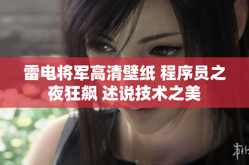 雷电将军高清壁纸 程序员之夜狂飙 述说技术之美