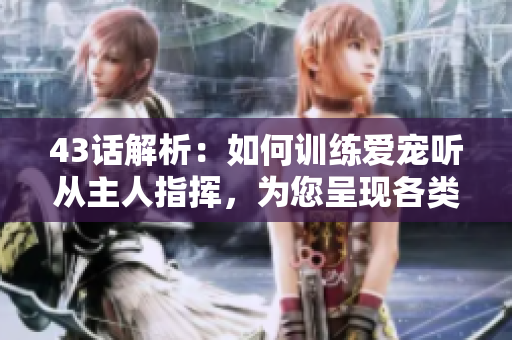 43话解析：如何训练爱宠听从主人指挥，为您呈现各类网络软件精彩文章！