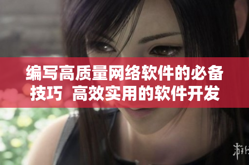 编写高质量网络软件的必备技巧  高效实用的软件开发技术指南