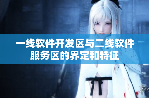 一线软件开发区与二线软件服务区的界定和特征