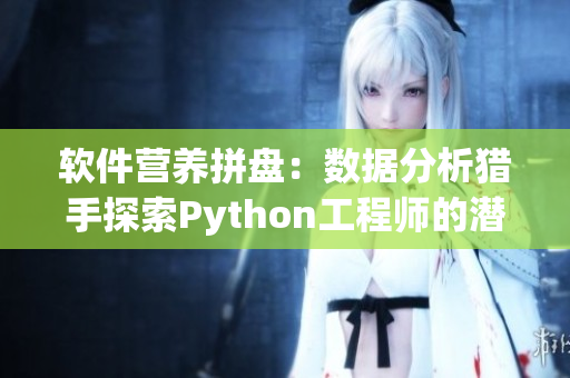 软件营养拼盘：数据分析猎手探索Python工程师的潜能舞台