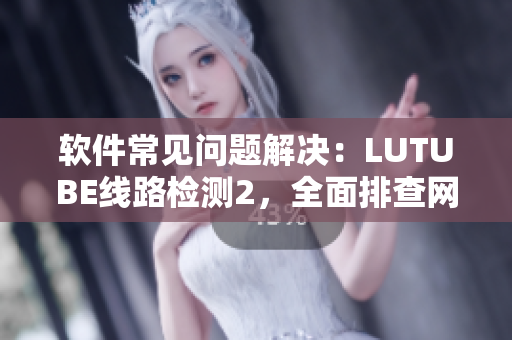 软件常见问题解决：LUTUBE线路检测2，全面排查网络软件故障