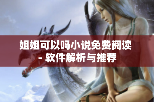 姐姐可以吗小说免费阅读 - 软件解析与推荐