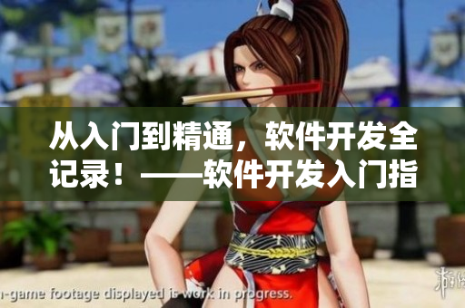 从入门到精通，软件开发全记录！——软件开发入门指南