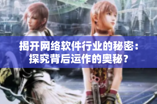 揭开网络软件行业的秘密：探究背后运作的奥秘？