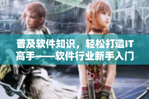 普及软件知识，轻松打造IT高手——软件行业新手入门指南