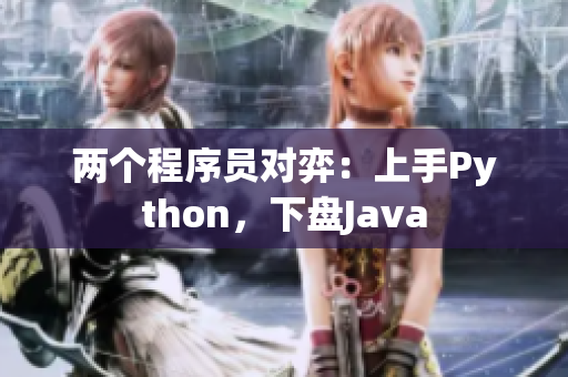 两个程序员对弈：上手Python，下盘Java