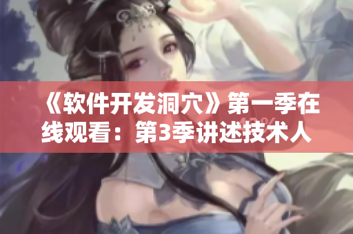 《软件开发洞穴》第一季在线观看：第3季讲述技术人员的困境与突破