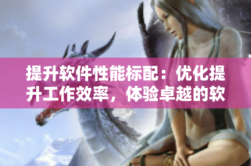 提升软件性能标配：优化提升工作效率，体验卓越的软件性能调优技巧
