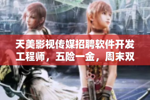 天美影视传媒招聘软件开发工程师，五险一金，周末双休，福利优厚
