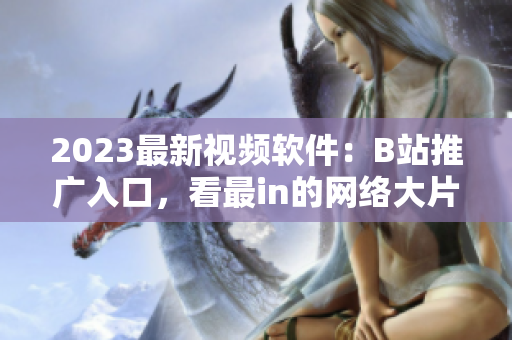 2023最新视频软件：B站推广入口，看最in的网络大片