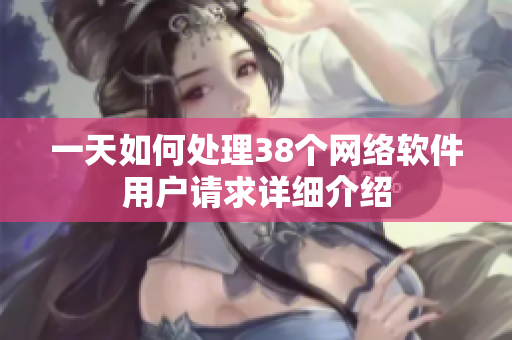 一天如何处理38个网络软件用户请求详细介绍