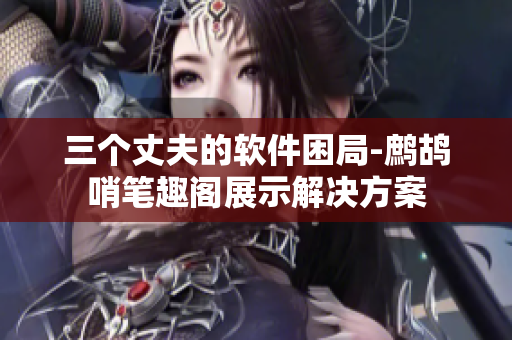 三个丈夫的软件困局-鹧鸪哨笔趣阁展示解决方案