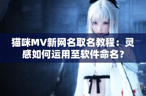 猫咪MV新网名取名教程：灵感如何运用至软件命名？