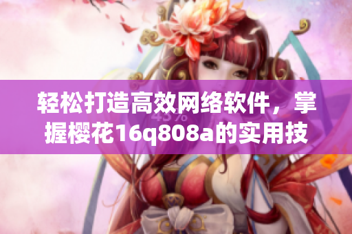 轻松打造高效网络软件，掌握樱花16q808a的实用技巧