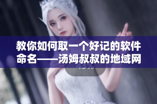 教你如何取一个好记的软件命名——汤姆叔叔的地域网名技巧