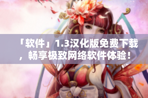 「软件」1.3汉化版免费下载，畅享极致网络软件体验！