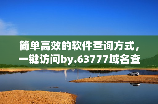 简单高效的软件查询方式，一键访问by.63777域名查询软件信息
