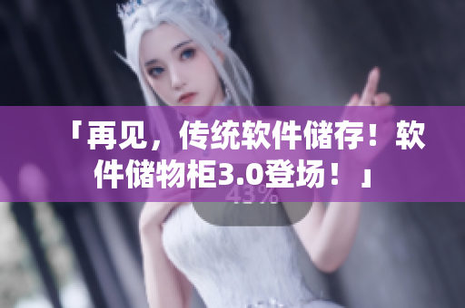 「再见，传统软件储存！软件储物柜3.0登场！」