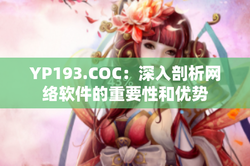 YP193.COC：深入剖析网络软件的重要性和优势