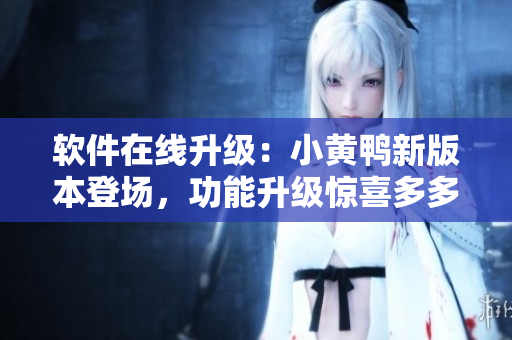 软件在线升级：小黄鸭新版本登场，功能升级惊喜多多