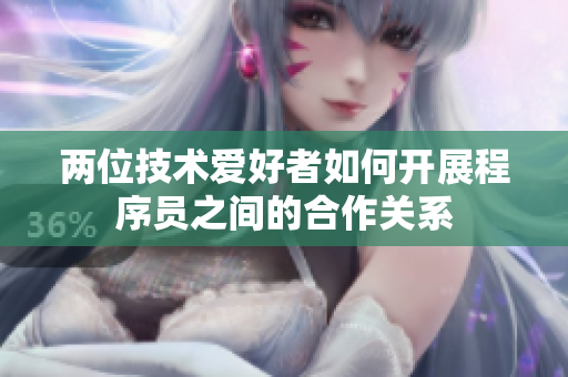 两位技术爱好者如何开展程序员之间的合作关系