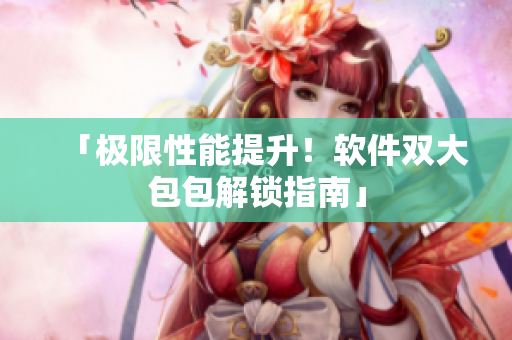 「极限性能提升！软件双大包包解锁指南」