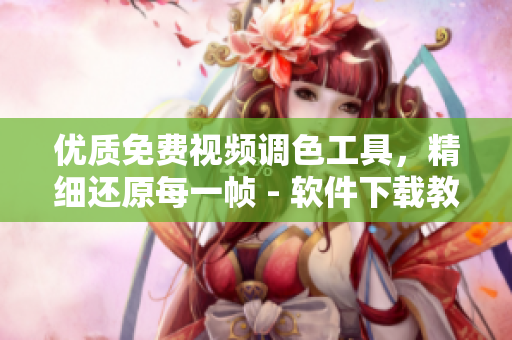 优质免费视频调色工具，精细还原每一帧 - 软件下载教程