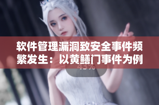 软件管理漏洞致安全事件频繁发生：以黄鳝门事件为例