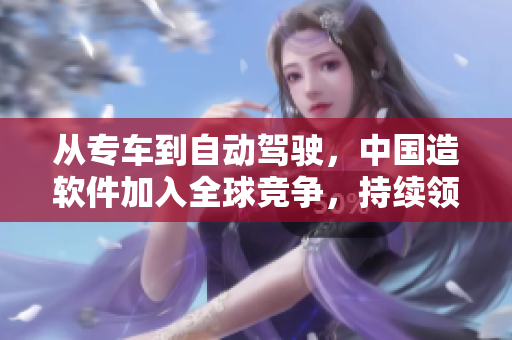 从专车到自动驾驶，中国造软件加入全球竞争，持续领袖潮流